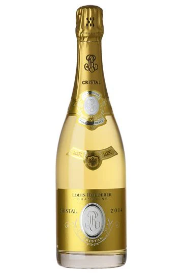 Louis Roederer Cristal 2014 champagne bottle at Five Star Liquor in Crown Point